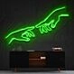 The Creation Of Adam Neon Sign for Art Lovers and Classic Decor
