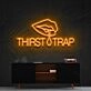 Thirst Trap Neon Sign for Bold and Playful Spaces