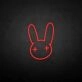 Rubbit 2' neon sign