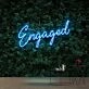 Engaged Neon Sign for Wedding and Celebratory Decor