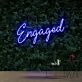 Engaged Neon Sign for Wedding and Celebratory Decor
