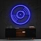 Vinyl Record Neon Sign for Music Lovers and Fans