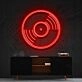 Vinyl Record Neon Sign for Music Lovers and Fans