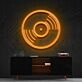 Vinyl Record Neon Sign for Music Lovers and Fans