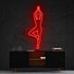 Yoga Tree Pose Neon Sign for Yoga and Relaxation Spaces