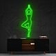 Yoga Tree Pose Neon Sign for Yoga and Relaxation Spaces