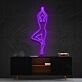 Yoga Tree Pose Neon Sign for Yoga and Relaxation Spaces