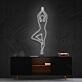 Yoga Tree Pose Neon Sign for Yoga and Relaxation Spaces