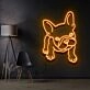 French Bulldog Puppy Neon Sign for Dog Lovers and Pet Spaces