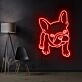 French Bulldog Puppy Neon Sign for Dog Lovers and Pet Spaces