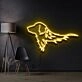 Golden Retriever Neon Sign for Dog Lovers and Pet Spaces