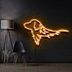 Golden Retriever Neon Sign for Dog Lovers and Pet Spaces