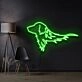 Golden Retriever Neon Sign for Dog Lovers and Pet Spaces