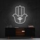 Hamsa Neon Sign for Protection and Positive Energy
