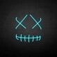 'X X' neon sign