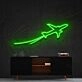 Airplane Take Off Neon Sign for Travel Enthusiasts