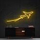Airplane Take Off Neon Sign for Travel Enthusiasts