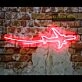 Airplane Take Off Neon Sign for Travel Enthusiasts