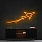 Airplane Take Off Neon Sign for Travel Enthusiasts