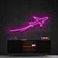 Airplane Take Off Neon Sign for Travel Enthusiasts