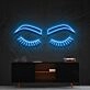 Lashes Brows Neon Sign for Beauty Salons