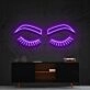 Lashes Brows Neon Sign for Beauty Salons