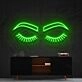 Lashes Brows Neon Sign for Beauty Salons