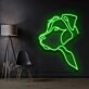 Long Eared Pitbull Neon Sign for Dog Lovers and Pet Spaces