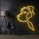 Long Eared Pitbull Neon Sign for Dog Lovers and Pet Spaces