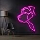 Long Eared Pitbull Neon Sign for Dog Lovers and Pet Spaces
