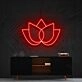 Lotus Flower Neon Sign for Tranquil and Spiritual Spaces