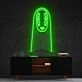 No Face Spirited Away Neon Sign for Anime and Movie Fans
