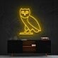 October's Very Own Owl Neon Sign for Music Fans
