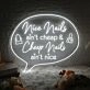 Nail Salon Neon Sign for Beauty and Personal Care Spaces