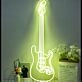 Guitareds Neon Sign for Music Lovers and Studios