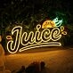 Juice Neon Sign for Refreshing and Fun Spaces
