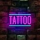 Tattoos Neon Sign for Tattoo Studios and Artistic Spaces