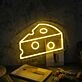 Cheese Neon Sign for Cheese Lovers and Dining Areas