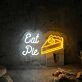 Eat Pie Neon Sign for Bakeries and Dining Areas