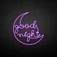 Good night' neon sign