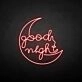 Good night' neon sign