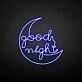 Good night' neon sign