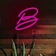 Letter B Neon Sign for Personalized and Fun Decor