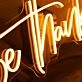 Be Thankful Neon Sign for Positive and Inspirational Spaces