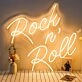 Rock N Roll Neon Sign for Music Lovers and Studios