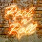Rock N Roll Neon Sign for Music Lovers and Studios