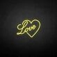 Love heart' neon sign