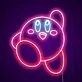 Kirby Neon Sign for Video Game Fans and Fun Spaces