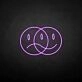 Double face' neon sign