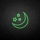 'Moon Star ' neon sign